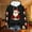 Black#07, variant on Yteetum Christmas Hoodies for Women Oversized Christmas Santa Claus Print Long Sleeved Fleece Hooded Sweatshirts Pullover Tops Womens Xmas Graphic Loose Drop-Shoulder Fleece Hoodies Fall Winter