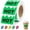 Green, variant on Hot Stickers Flame Labels Waterproof, 500 Pcs 2 x 1.2 in Foil Shiny Red Fire Flame Shape Stickers for Restaurant Supermarket Spicy Sauce(Purple)Q