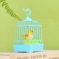 StarBay Voice Control Birds Cage Toy Vivid Safe Plastic Birdcage for