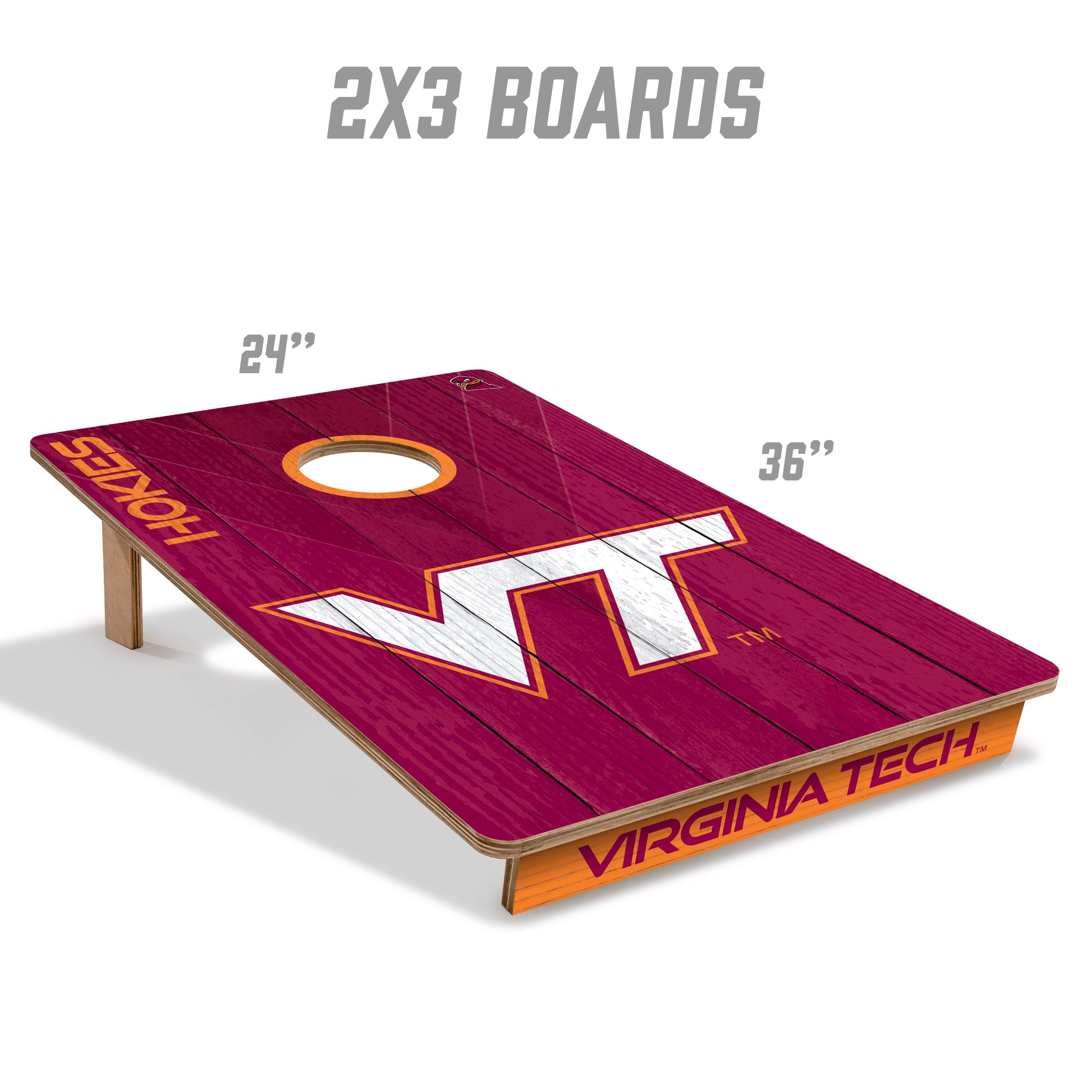 YouTheFan NCAA Virginia Tech Hokies 2' x 3' Cornhole Game