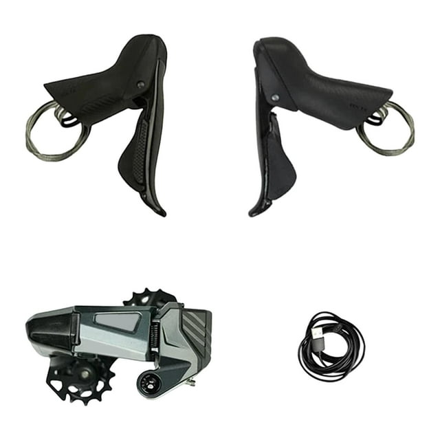 DYNWAVECA Shift Lever Bike Shifter Lightweight Repairing Practical Maintenance Professional Spare Parts Direct Replaces Twist Grip Gear Rim brakes L