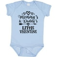 thumbnail image 3 of Inktastic Mommy Daddy Little Valentine Boys or Girls Baby Bodysuit, 3 of 5