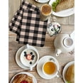 thumbnail image 4 of Black Plaid Kitchen Dish Towels for Drying Dishes Set of 2, Vintage Country Gray Buffalo Check Gingham Waffle Weave Microfiber Hand Tea Bathroom Towels Quick Dry & Absorbent Towel 15.7x23.6, 4 of 7