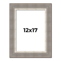 12x17 Frame Grey Real Wood Picture Frame Width 2.75 Inches | Interior Frame Depth 0.5 Inches |