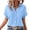 A1_Sky Blue, variant on Womens Gauze Shirts Button Down Dressy Casual Tops Plain Shirts Camping Clothes Loose Fit Short Sleeve Collared Shirt Casual Flowy Summer Tops Muslin Button Down Shirt Plain Tshirts Sky Blue L