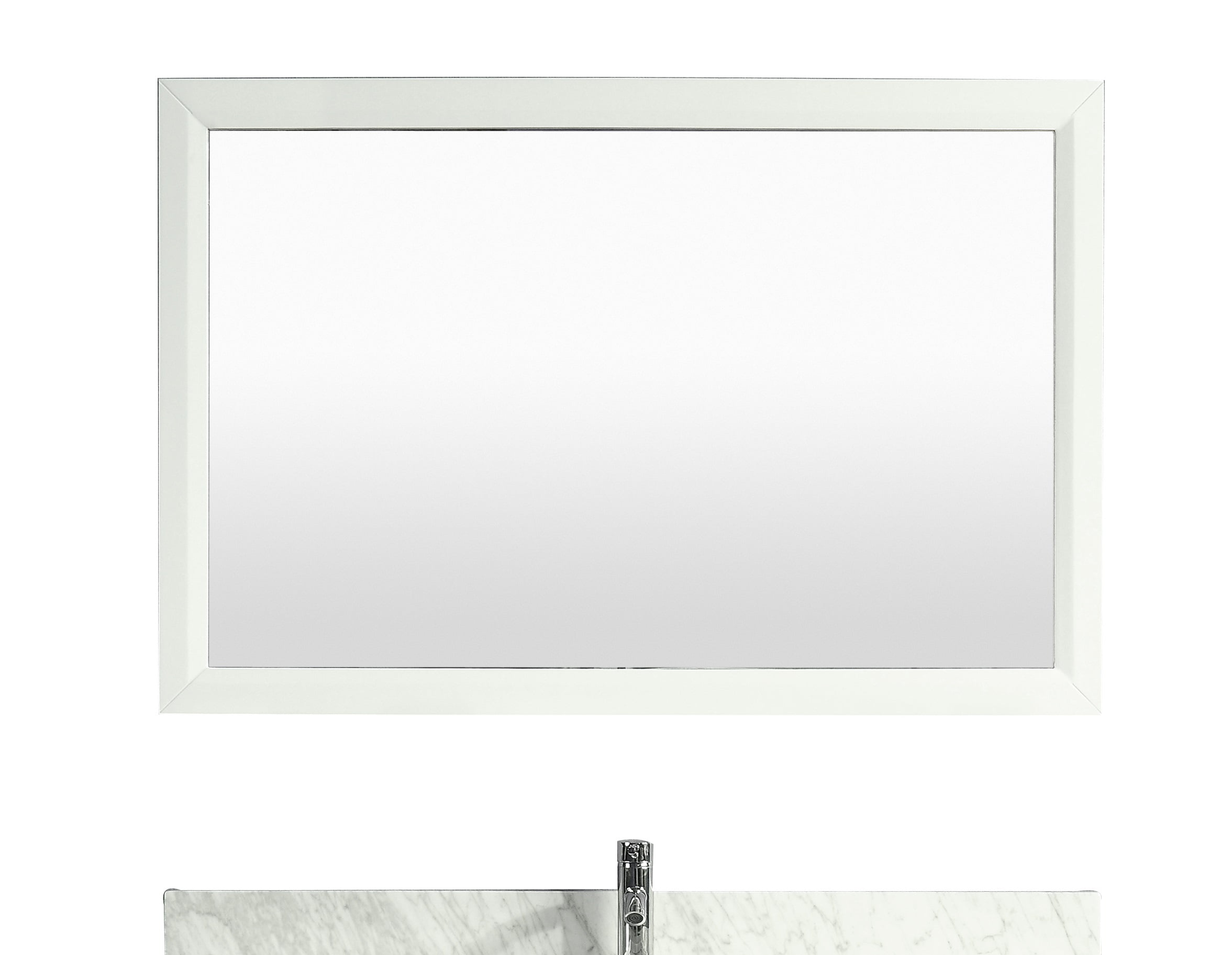 Eviva Aberdeen 60 White Framed, 60 Vanity Mirror White