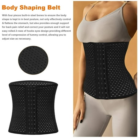 

Women s Waist Trainer Corset for Weight Loss Sport Workout Body Shaper Tummy Fats Burner M