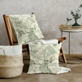 thumbnail image 4 of Vintage Floral Bird Pillow Covers 16x16 Inch Set of 2 Sage Green Flowers Leaves Decorative Throw Pillows For Couch Chinoiserie Square Pillow Cases Home Decor For Sofa Bed Porch Living Room Outdoor, 4 of 6