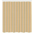 thumbnail image 3 of Ambesonne Retro Shower Curtain, Colorful Fashion Stripes, 69"Wx75"L, Mustard Orange, 3 of 3