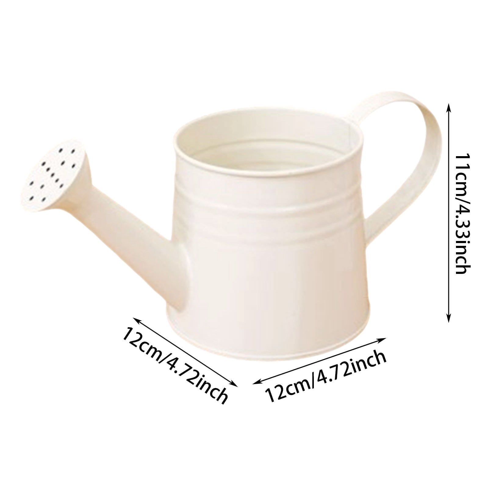 Metal Watering Can for Garden and Indoor Plants, Sprinkling Can for Outdoor Flowers Lawn, Gardening Tool Accessories for Watering, Rust Resistant