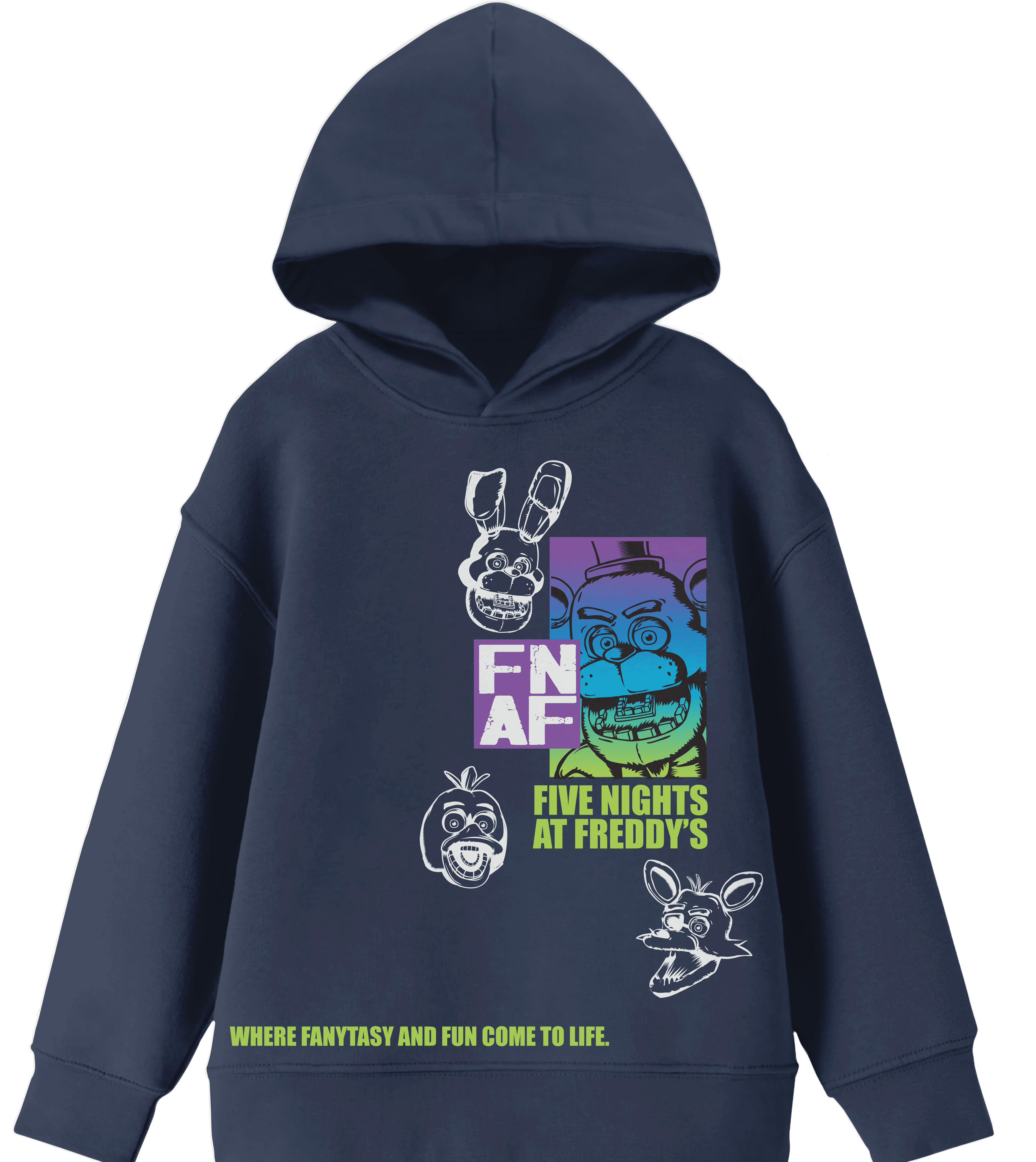 Five Nights At Freddy's Perfect Outfit Hoodie, Short-Sleeve Tee, and Lounge Shorts 3-Piece Combo Set 8 (M)