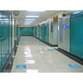 thumbnail image 2 of Flipside Products Keep Germs in Their Place Anti-Slip Floor Stickers, 11", Pack of 5, 2 of 2