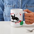 thumbnail image 4 of CafePress - Dressage And Hearts Large Mug - 15 oz Ceramic Large White Novelty Mug, 4 of 6