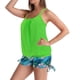 thumbnail image 1 of Trajes de baño Amzcrzy Tankini para mujer, trajes de baño, trajes de baño de dos piezas, bikini para mujer, top de baño para mujer con pantalones cortos, traje de baño holgado verde, XL, 1 of 5