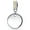 Yellow, variant on Womens .925 Sterling Silver Yellow Topaz Crystal Accent Bale Circle Disc Shape Dangle Charm Bead