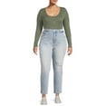 thumbnail image 2 of Terra & Sky Women's Plus Size Curvy Jeans, 2 of 5