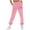 Pink, variant on Juslio Trousers Pants for Women Fashion Print Casual Athletic Pants