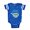 Royal Blue, variant on CafePress - Miso Hungry - Cute Infant Baby Football Bodysuit