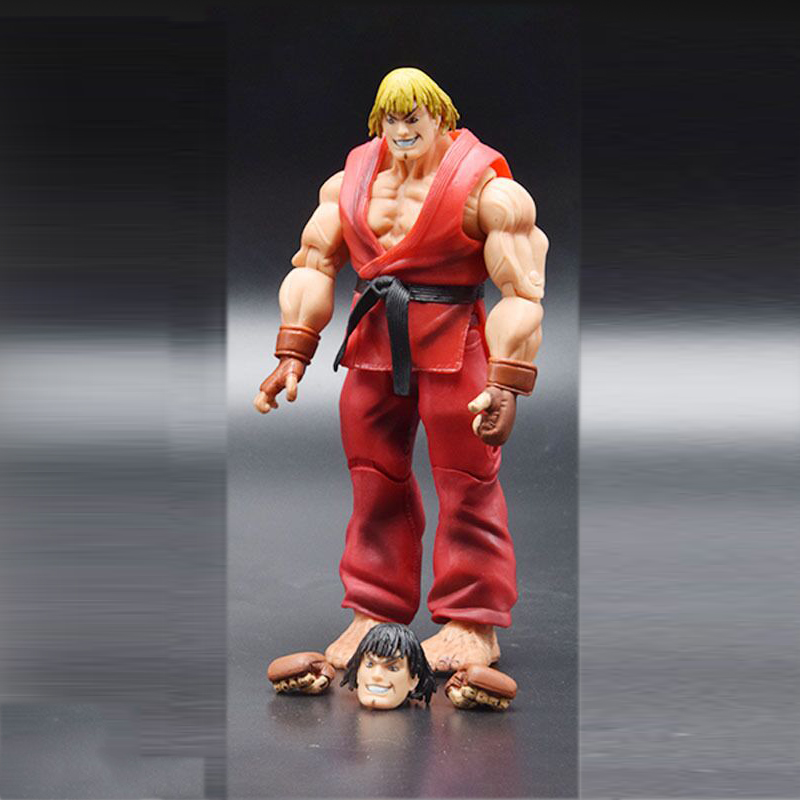 Li 4183 NECA Ken Ryu figura Chun Li Hoshi Akuma Chunli Gouki Guile figura de ...