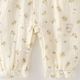 thumbnail image 5 of CAUYDY Newborn Girl Going Home Outfit Baby Sleepers 3 6 9 Months 1T 2T Preemie Clothing Long Sleeved Romper Infant Girls Pajamas Fall Winter Bodysuit Sizes 9-11 Months,Yellow, 5 of 9