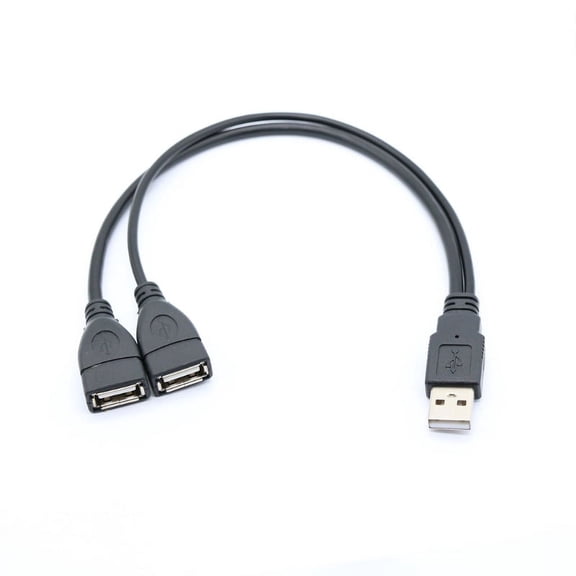 JZROCKER USB A Male to USB A Female Cable Multifunctional USB Splitter Y Cable Cord