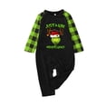 thumbnail image 2 of Pijamas navideños a juego Grinch - TKing Fashion 2024 Nuevos conjuntos de pijamas navideños familiares a juego Grinch, pijamas navideños navideños para parejas, adultos y niños, 12 Meses, 2 of 3