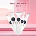 thumbnail image 2 of Electric Shaver for Women, FiveBox 5 in 1 Cordless Women Electric Razor with LED Display, Rechargeable IPX7 Waterproof Painless Epilator Body Hair Remover Bikini Trimmer, 2 of 9