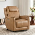 thumbnail image 4 of Spruce & Spring Zero Gravity Power Recliner Chair for Enhanced Relaxation for Living Rooom, Camel, 4 of 8