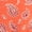 Orange Lava, variant on Women's Ruched Tie Shoulder Top, Sizes XS-XXXL