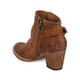 thumbnail image 3 of Dolce Vita Joplin Women Leather Harness Strap Chunky Heel Ankle Bootie, 3 of 6