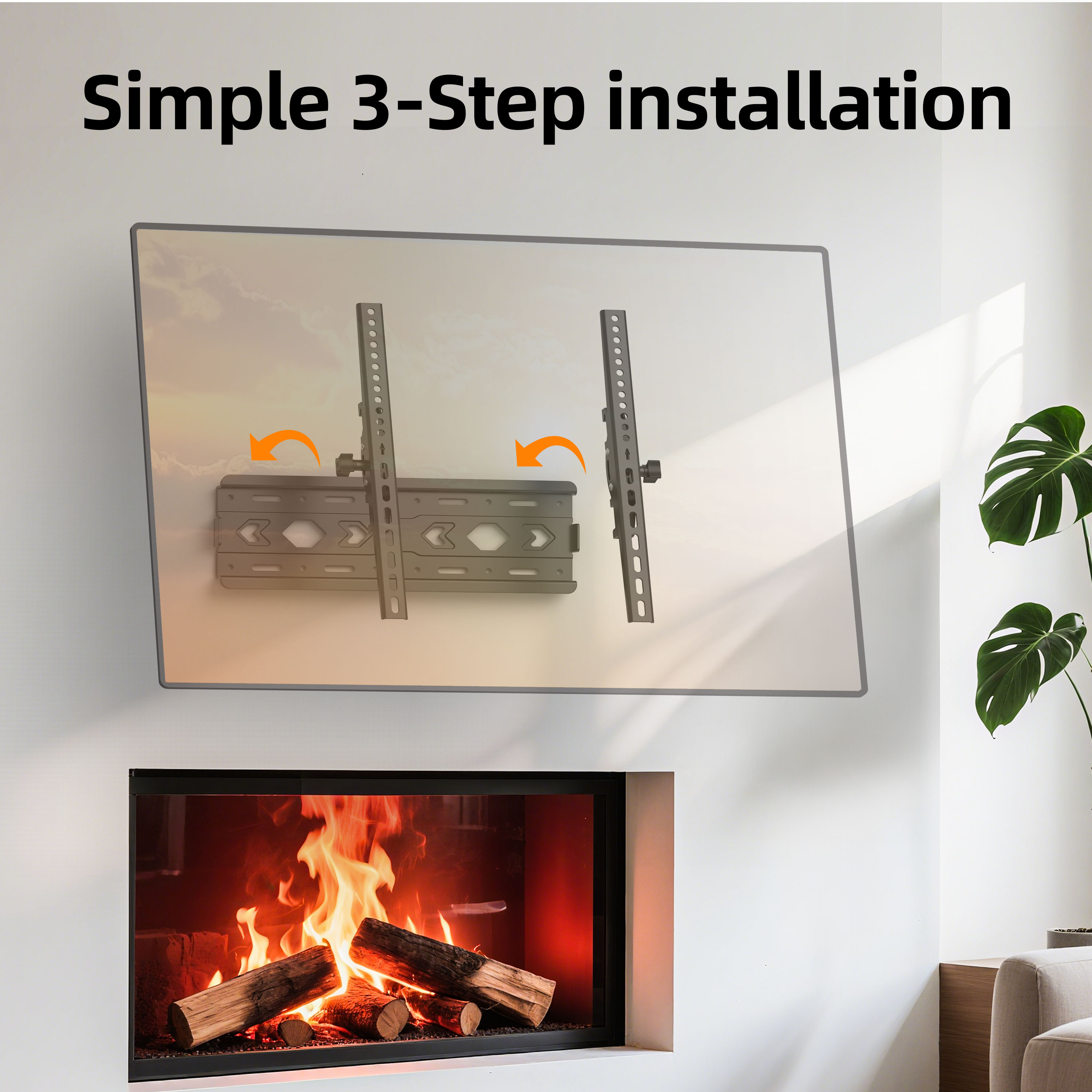 MountLiving Tilting TV Wall Mount for 23-70 Inch TVs, 99 lb Capacity photo 7