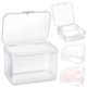thumbnail image 1 of 4 Uds. Tres cajas de almacenamiento de plástico transparente para borlas en polvo ER, 1 of 5