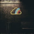 thumbnail image 2 of LED Cloud Neon Light Wall Sign Cloud Rainbow Neon Lamp Cloud Neon Sign, 2 of 8