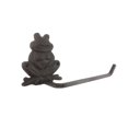 thumbnail image 2 of Handcrafted Model Ships  5 x 3 x 10 in. Cast Iron Happy Sitting Frog Bathroom Toilet Paper Holder, 2 of 2