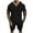 Black, variant on Xzbqbs Men's Sweatsuits 2 Piece Outfits Waffle Knit Sets Button Short Sleeve Athletic Hoodie and Shorts Casual Fashion Tracksuits