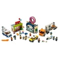 thumbnail image 3 of LEGO City Donut Shop Opening 60233 Store Building Kit with Toy Vehicles, 3 of 8