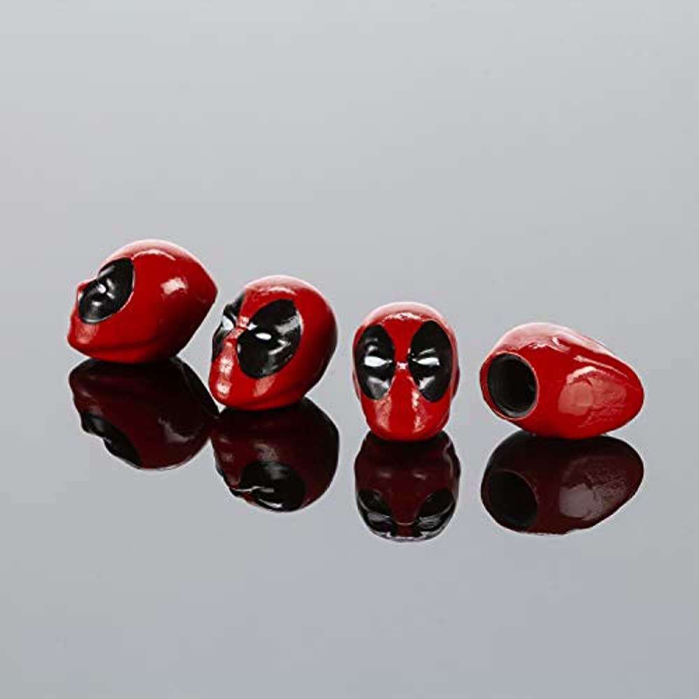 deadpool tire valve caps