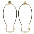 thumbnail image 1 of Golden Metal Lampshade Horn Bracket for Home Use Stable Durable and Easy to Install 2 Sets, 1 of 5