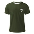 thumbnail image 4 of Zszcpp Men'S T Shirts Beach T-Shirt Going Out Short Sleeve O Neck Coconut Tree Print Casual Tops Blouses, 4 of 4