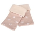 thumbnail image 3 of Guantes sin dedos para la muñeca, guantes sin dedos de punto Calentadores de guantes sin dedos cálidos con orificio para el pulgar para montar, 3 of 5