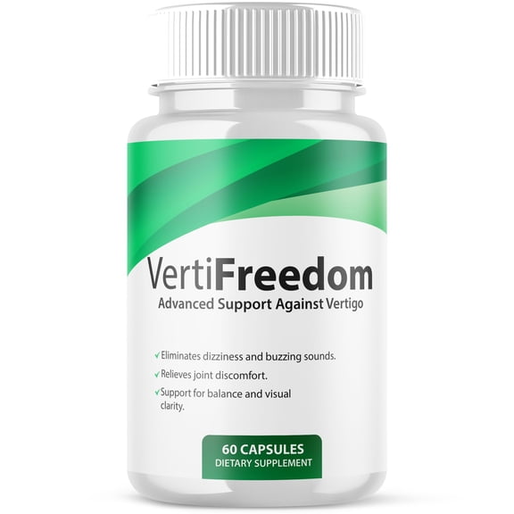 VertiFreedom Pills Advanced Formula Vitamin Supplement Support Against Vertigo Verti Freedom 60 Capsules