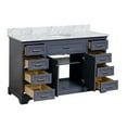 thumbnail image 6 of Aria 60" Single Bathroom Vanity with Marine Gray Cabinet and Carrara Marble Top, 6 of 7