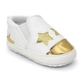 thumbnail image 4 of Zapatos de cuna de bebé unisex Sunnimix estrellas lindas prewalker confort suela blanda oro 0-18 m, 4 of 8