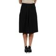 thumbnail image 2 of 24/7 Comfort Apparel Women's Classic Knee Length Black Skirt With Pocket, 2 of 4
