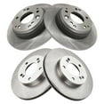 thumbnail image 2 of TRQ Front and Rear Brake Rotors Set Fits Select 1991-1995 Acura Legend 1996-1998 RL 1995-1998 Honda Odyssey 1996-1999 Isuzu Oasis, 2 of 7