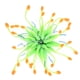 thumbnail image 5 of Coral artificial de silicona, planta acuática de simulación, adorno decorativo para acuario, color naranja, 5 of 14