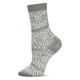 thumbnail image 5 of Legmogue Women's Traditional Cozy Snowflake Crew Socks - Womens - Female, 10-13, Tan, 5 of 5