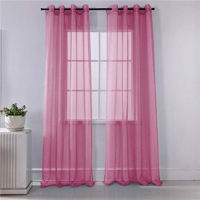 RT Designers Collection PNL46360 90 in. Lonnie Grommet Panel, Neon Pink