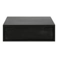 thumbnail image 6 of Kate and Laurel McCutcheon Floating Wood Shelf, 18 x 12 x 6, Black, Transitional Floating Nightstand, 6 of 8