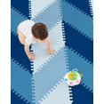 thumbnail image 4 of Alfombra de juego para bebés Skip Hop Playspot, azul degradado, 70 x 56 cm, 4 of 5